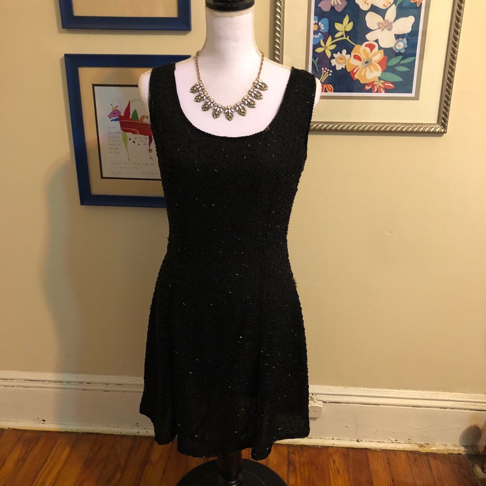 Vintage Beaded Dress Gem